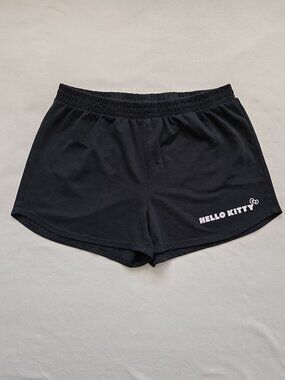 Hello Kitty Sanrio Women's Lounge Shorts - Black Pajama Bottoms - Size Large
